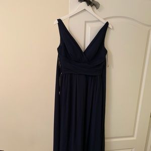 Navy bridesmaids, evening, or formal dress
